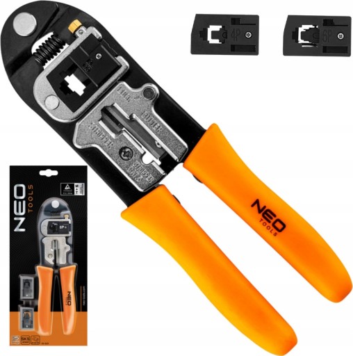 NEO обтискний верстат для витої пари 8P 6p 4P RJ45 RJ11 RJ12