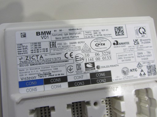 BMW G60 X1 U11 G05 X5 G90 modul Bedienteil BCP 5B78857 5B4F883 5B72850