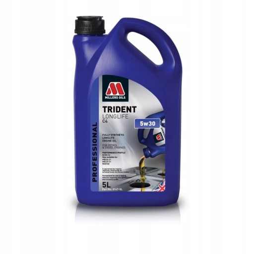 MILLERS OILS TRIDENT LL C4 5W30 5L - MB 229,51