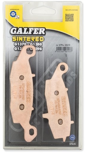 FD179G1370 - ГАЛЬМІВНІ КОЛОДКИ KH231 МЕТАЛЕВА СПЕЧЕНА ВУЛИЦЯ