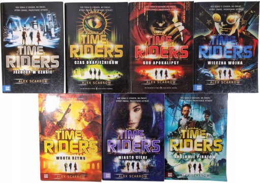 Zdjęcie egzemplarza: Time Riders Tomy 1-7 / Jeźdźcy w Czasie / Alex Scarrow