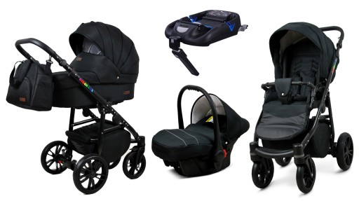 Коляска 4в1 BabyLux Color Lux Onyx