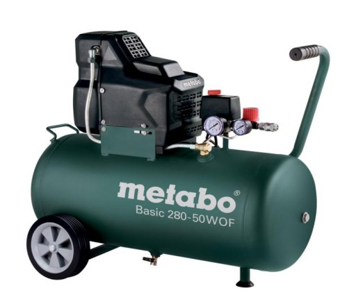 БЕЗМАСЛЯНЫЙ КОМПРЕССОР METABO BASIC 230В 50л 280-50 Вт