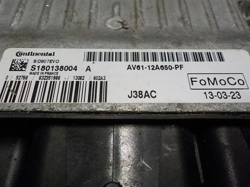 MAZDA Computer Bedienteil S180138004A AV61-12A650-PF