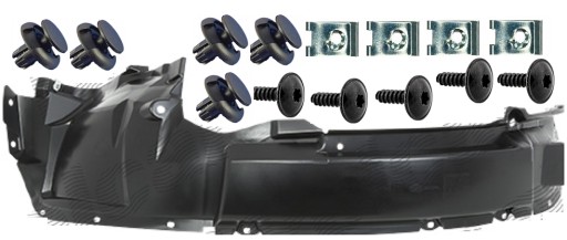 3262FL1X - Кліпси колісних арок Ford ESCAPE 2008-2012 передні ЛІВІ