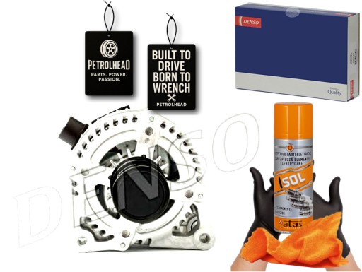 DENDAN1074#ECS-PCP+K - Генератор (14в 150а) ford c-max ii fiesta vi focu #petrolhead pro+ kit4