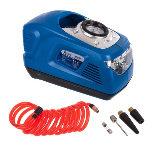 КОМПРЕССОР 12V / 230V ЛАМПА 5 LED КОМПРЕССОР 120W GEKO