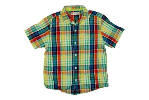 Дитяча сорочка 134 розмір, різнокольоровий короткий рукав