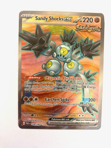 Pokemon Paradox RIft Full Art 228/182 Sandy Shocks ex • Opinie