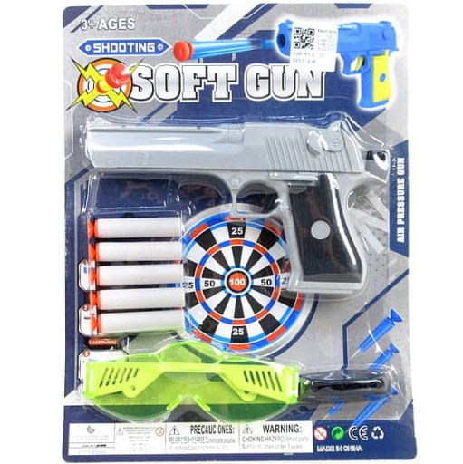 ПІСТОЛЕТ ПІНОПОЛАНОВІ КУЛІ ПОЛІЦЕЙСЬКИЙ GOOGLE НАБІР