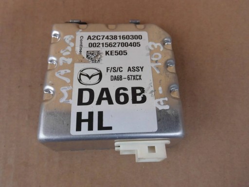 Mazda 2 DJ 2015 2016 2017 2018 kamera windows czolowej radar sensor DA6B67XCX