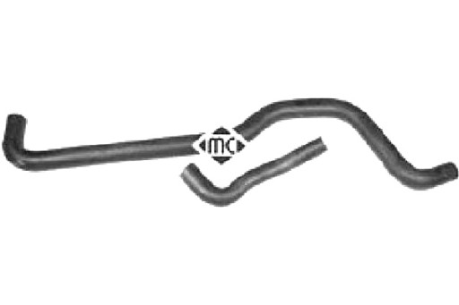 09019 - ШЛАНГ РАДИАТОРА METALCAUCHO VW T4 98 - КОМПЛЕКТ 2 ШТ.