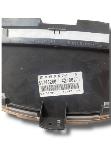 dials FIAT PUNTO (188_) 51703280 1.2L gasoline 44kW 2003 !J