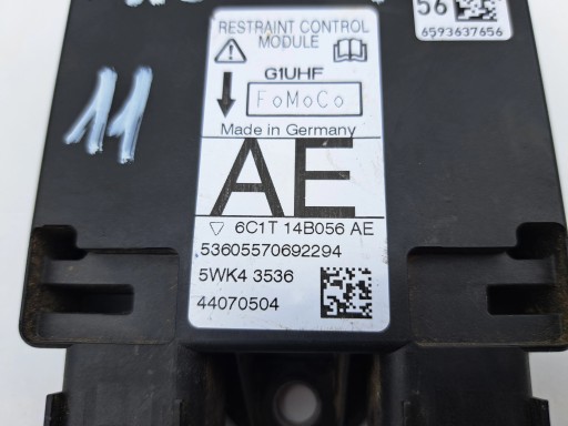 FORD TRANSIT 5WK43536 6C1T14B056AE modulo Centralina airbag