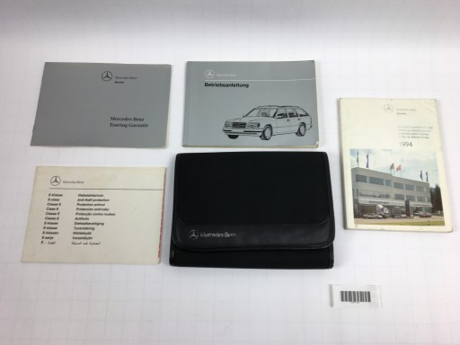 СЕРВІСНА КНИГА НАБІР КЕЙС КЕРІВНИЦТВО ЕКСПЛУАТАЦІЇ MERCEDES W124 E-КЛАСА КОМБ