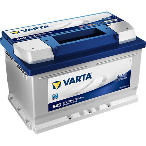 5740120683132 - Аккумулятор Varta Blue Dynamic 72ah 680a R + E43
