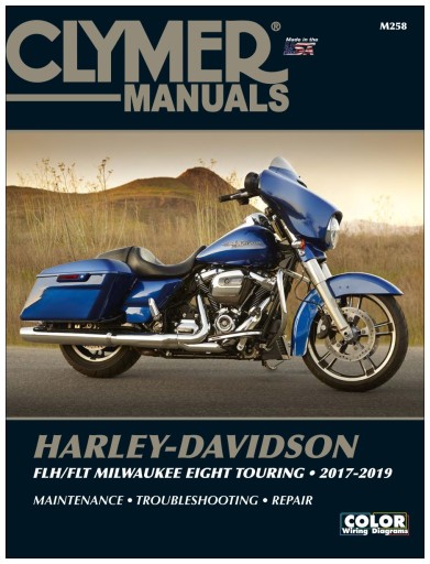 Керівництво по ремонту Harley-Davidson FLHFLT Milwaukee Eight (2017-2019) Clymer 24h