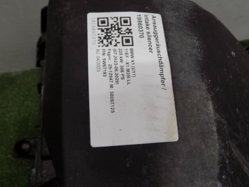 BMW X1 U11 Gehäuse filter luft FILTER M35iX 5A1AC95