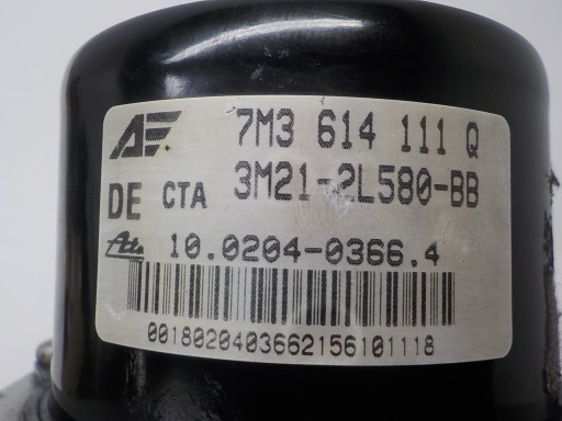 VW SHARAN Pompa ABS 7M3614111Q 3M21-2L580-BB 7M3907379G