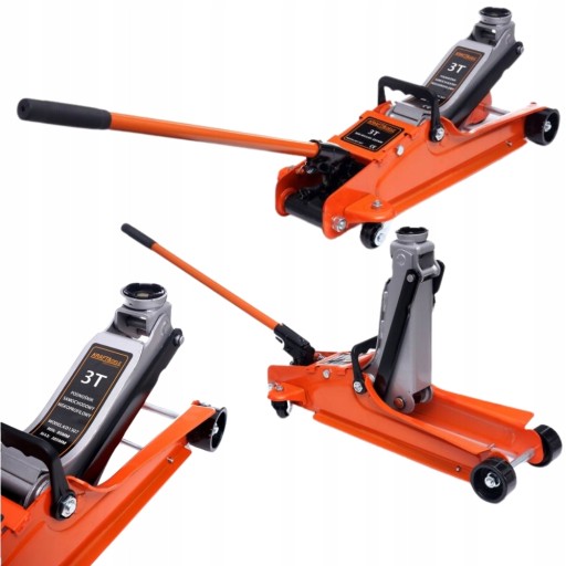 АВТОМОБИЛЬНЫЙ ПОДЪЕМНИК НИЗКОПРОФИЛЬНЫЙ НА КОЛЕСАХ Frog JACK 3T KRAFT&DELE