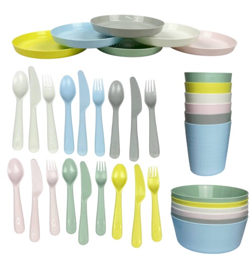 Різнокольоровий пластик Ikea