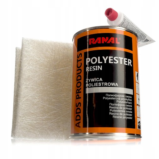 RANAL ВЕЛИКИЙ РЕМОНТНИЙ НАБІР RESIN GLASS MAT