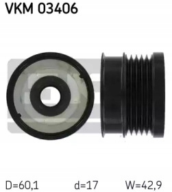 03406 - Сцепление генератора сааб