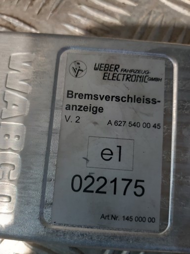 control unit Mercedes A6275400045