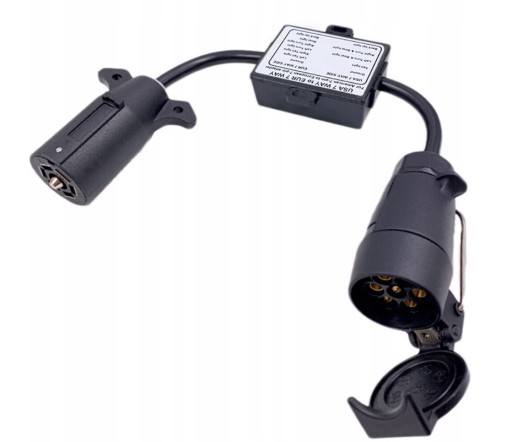 Перехідник для штепсельної розетки з 7-контактної розетки сша на 7-контактну розетку єс