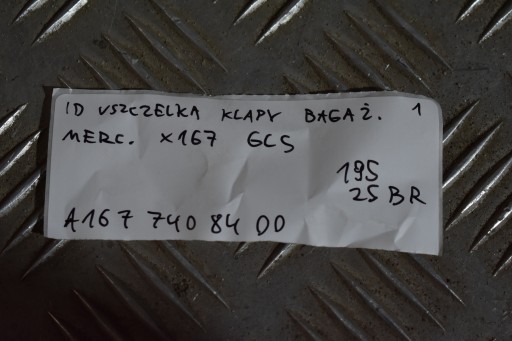 IDEALNA gasket bonnet boot MERCEDES GLS X167 1
