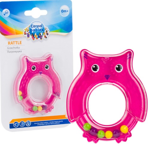 Брязкальце Canpol babies Pink Owl