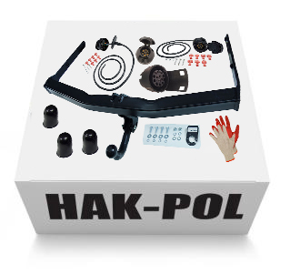 VOLKSWAGEN VW TOURAN 2003-2015 I 1T MK1 БУКСИРУВАЛЬНИЙ ГАК + ЖГУТ ПРОВОДІВ + ПЕРЕХОДНИК 7PIN13