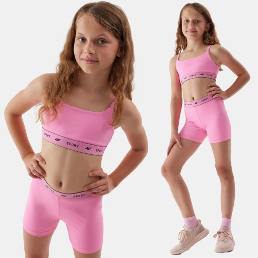 Шорти 4F 158 рожеві вище коліна