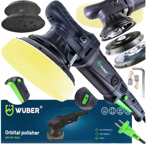 ПОЛІРУВАЛЬНА МАШИНА ДЛЯ АВТОМОБІЛЕЙ ЕКСЦЕНТРИЧНА ОСЦИЛЮЮЧА 1500Вт
