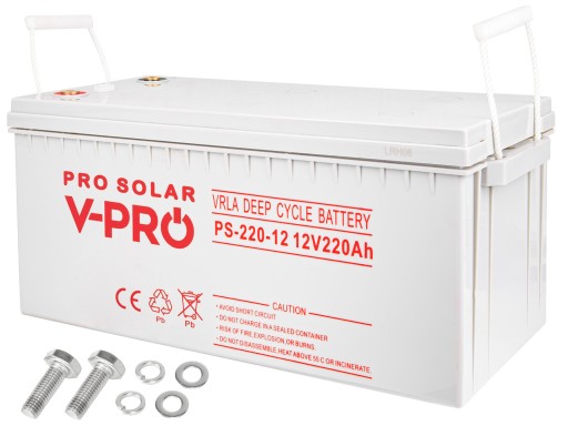 Батарея глибокого розряду 12v 220ah сонячна ділянка конвертер ups