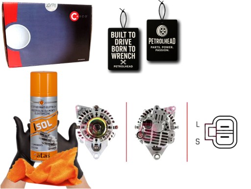 CASCAL35214AS#ECS-PCP+K - Генератор casco a003ta0791 md112323 md303481 a003 #petrolhead pro+ kit4