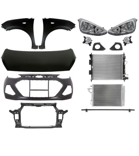 2650 - Hyundai i10 13-16 Ремінь бампера Капот Крило