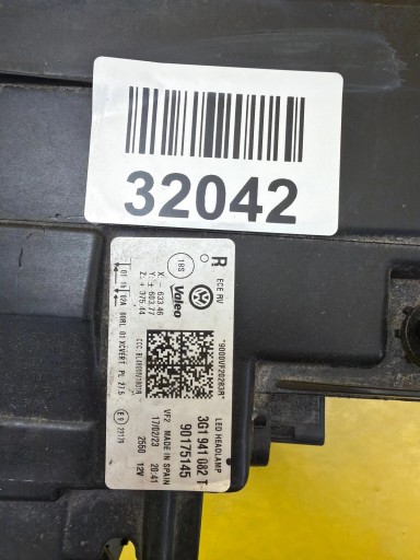 light right VW Passat B8 Lift Full Led 3G1941082T