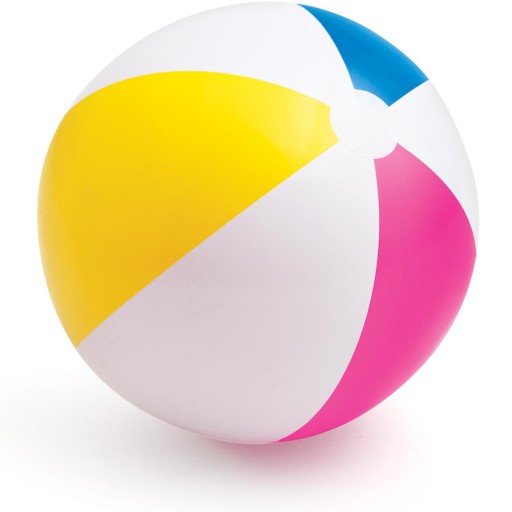 Багатобарвний пляжний м'яч Intex