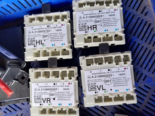 A2139002722 A2139003022 - MERCEDES W213 ДВЕРНИЙ МОДУЛЬ ЛІВИЙ ПРАВИЙ ПЕРЕДНИЙ 4Х ЗАД