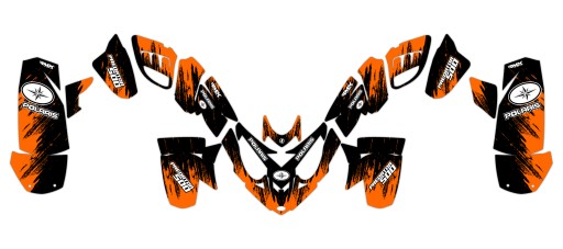 Шпон / наклейки quad Polaris Predator 500
