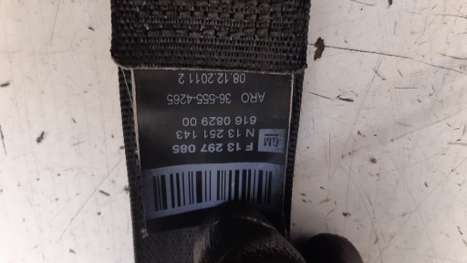 tension belt safety left front Opel Astra J 1,7 CDTI