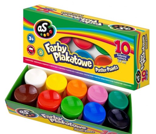 Фарби для плакатів Astra 10 шт х 20 мл
