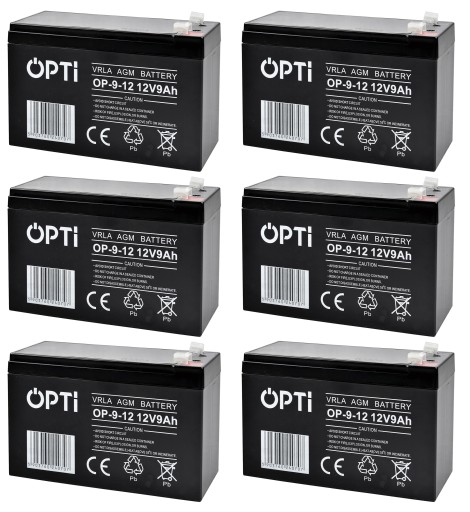 6x agm volt polska opti 12 в 24 в 36 в 48 в 60 в 72 в 9ah автомобильный скутер велосипед ибп