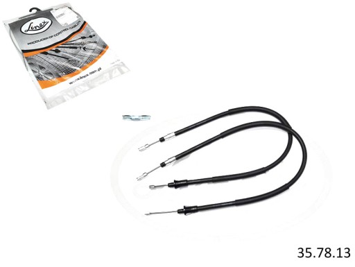 35.78.13 - РУЧНОЙ ТОРМОЗНОЙ ТРОС 837 ММ 755 ММ RENAULT SCENIC II