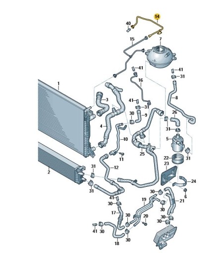 80A121081DM - Вентиляційний шланг бака AUDI Q5 2.0