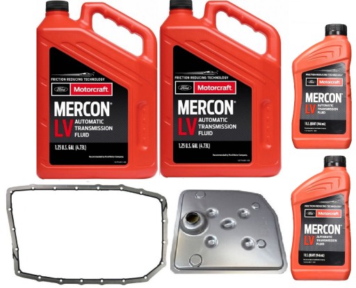 Motorcraft mercon lv 12l+фільтр+прокладка коробки