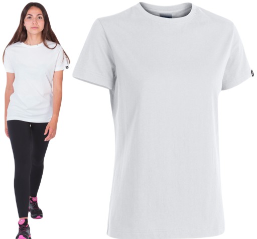 Біла тренувальна сорочка з коротким рукавом Joma S