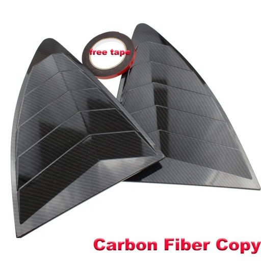 2 pcs/set Rear Quarter Window Louvers Spoiler Panel for Scion FRS fo