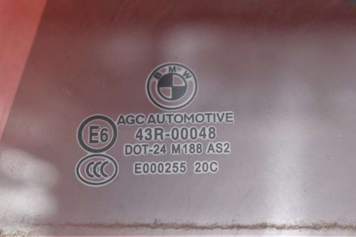 window side left rear part rear BMW X1 E84 LIFT 12-15